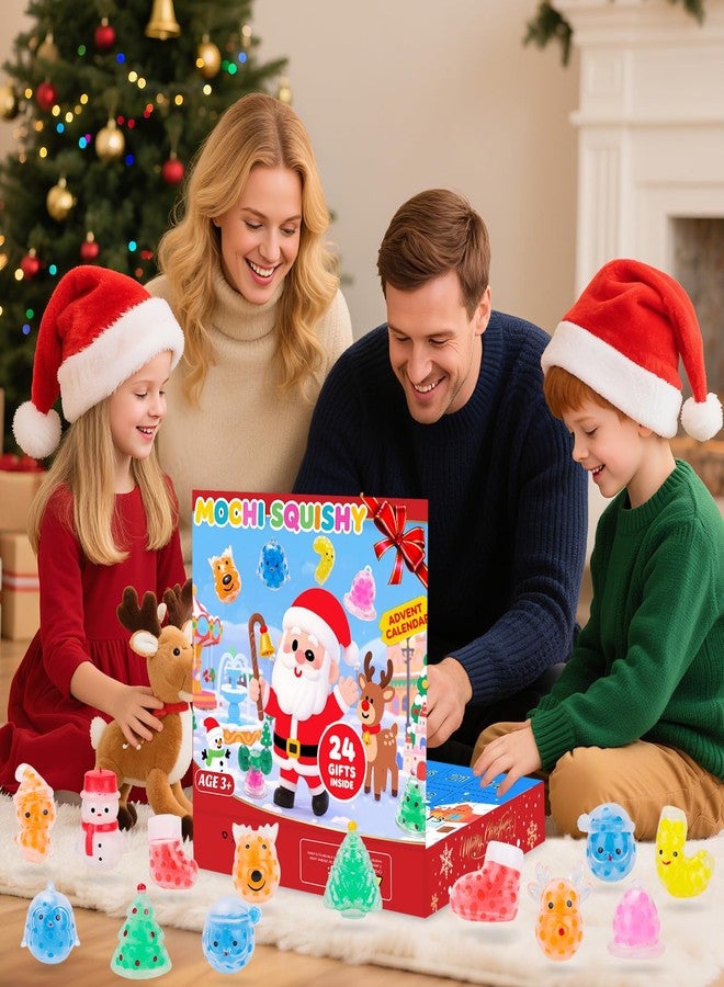 Budbof تقويم عيد الميلاد لعام ٢٠٢٥ مع ٢٤ كرة ضغط، كرات إسفنجية قابلة للضغط، ألعاب تململ للأطفال من الجنسين، مثالية كجوائز صفية مدرسية، وهدايا صغيرة في جوارب عيد الميلاد، وهدايا حفلات عيد الميلاد - Image 5